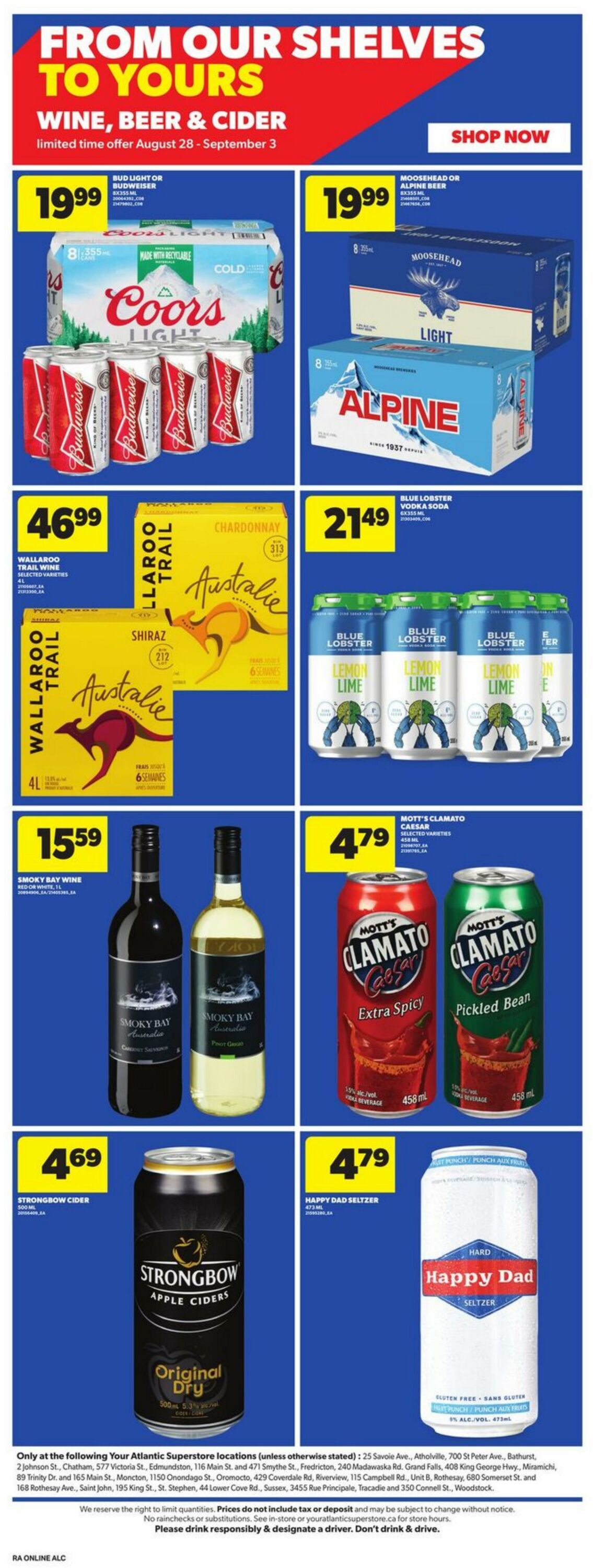 Flyer Atlantic Superstore 13.11.2025 - 19.11.2025