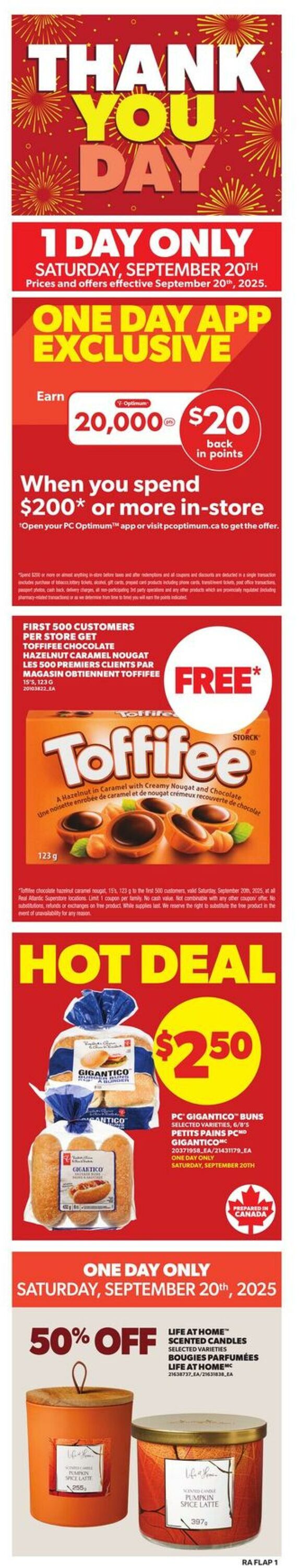 Flyer Atlantic Superstore 18.09.2025 - 24.09.2025