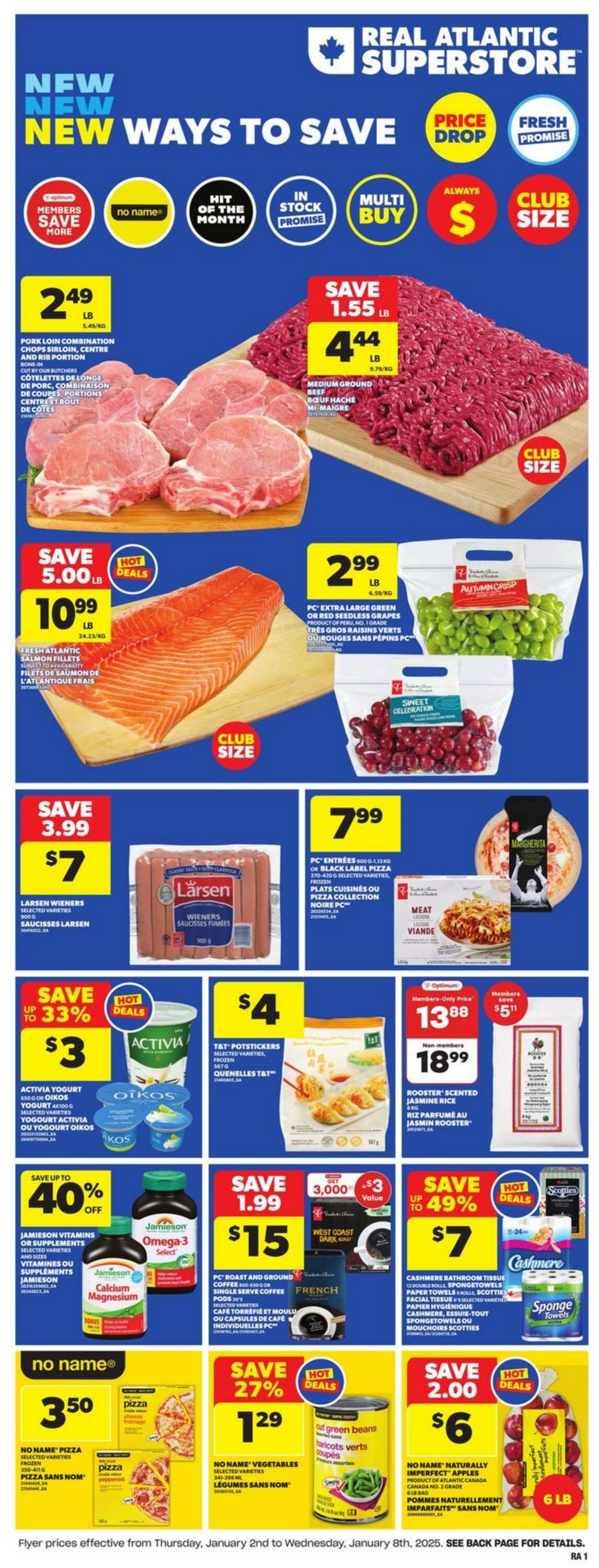 Flyer Atlantic Superstore 02.01.2025 - 08.01.2025