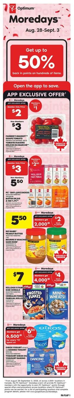 Flyer Atlantic Superstore 28.08.2025 - 03.09.2025