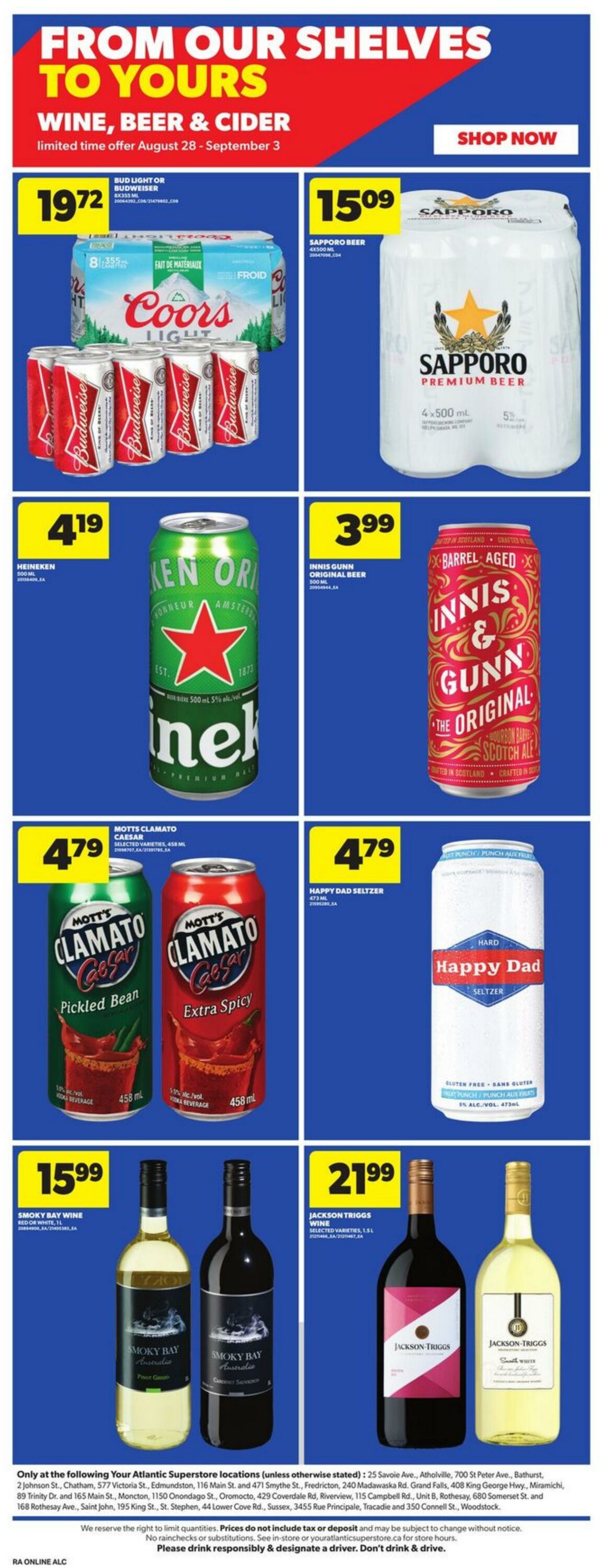 Flyer Atlantic Superstore 11.09.2025 - 17.09.2025