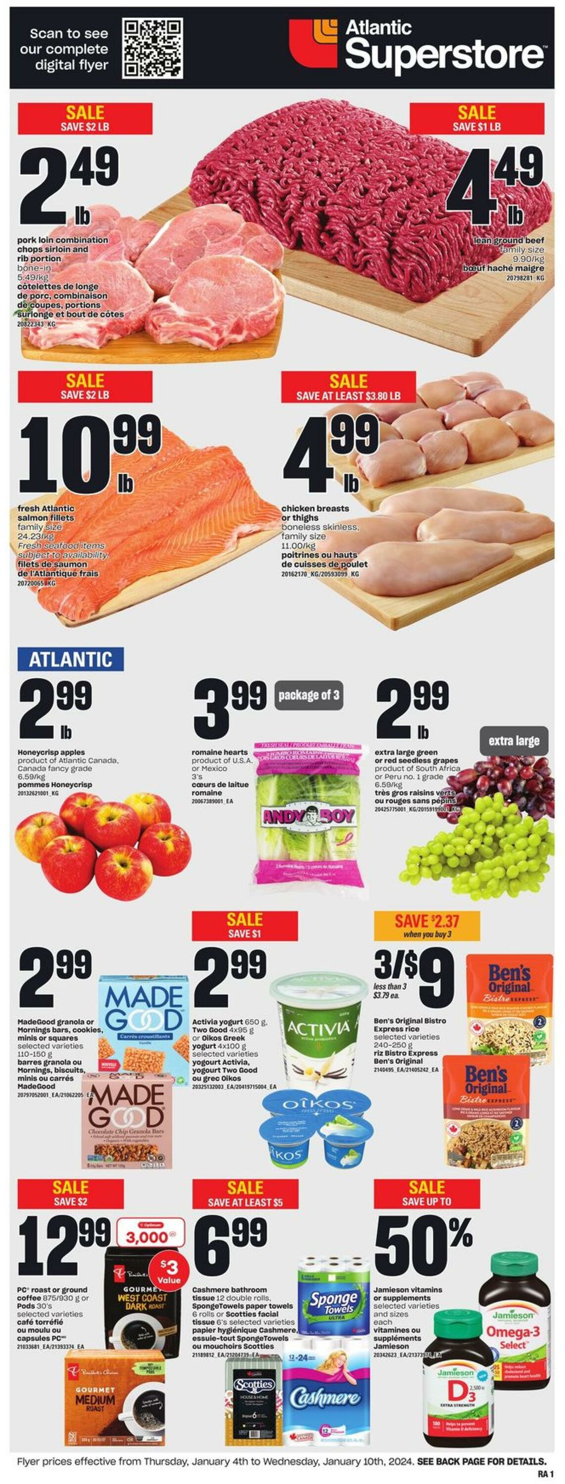 Flyer Atlantic Superstore 04.01.2024 - 10.01.2024