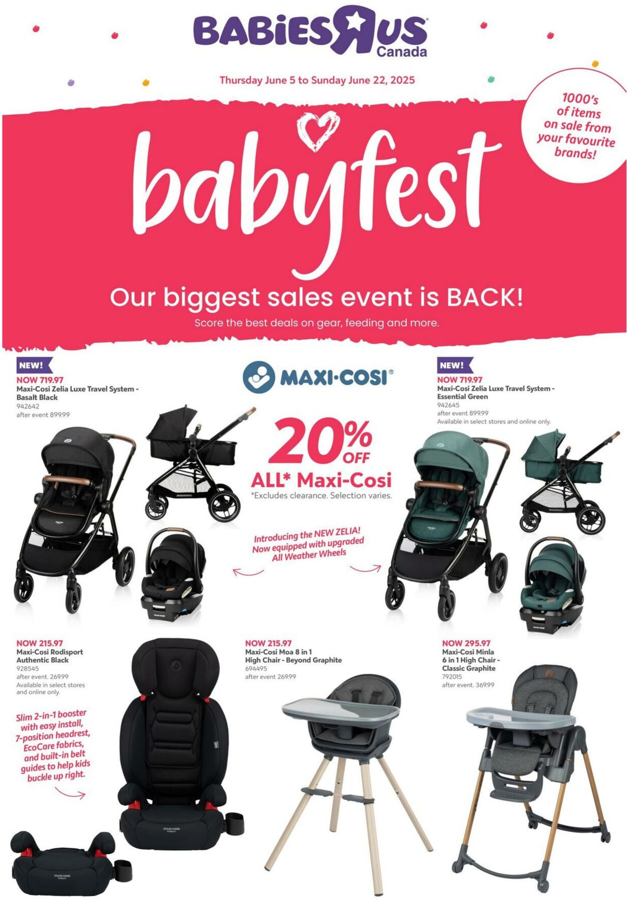 Flyer Babies'R'Us 05.06.2025 - 22.06.2025