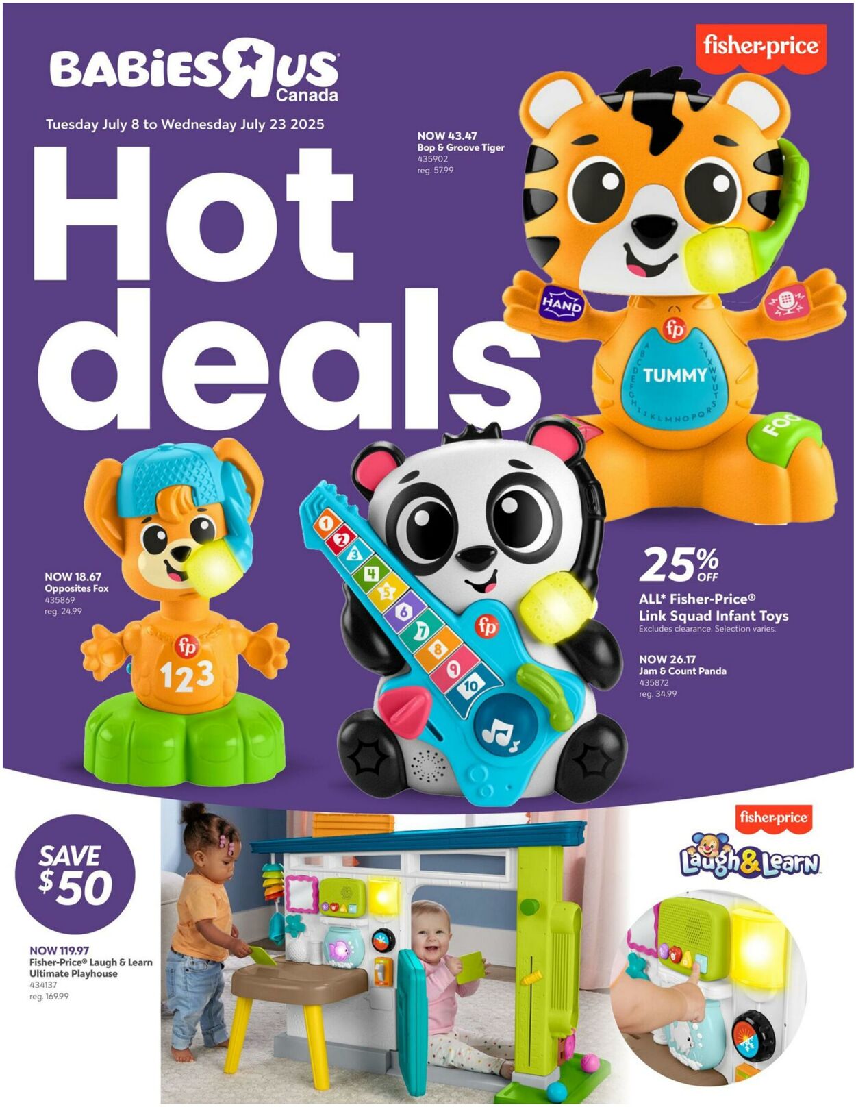 Flyer Babies'R'Us 08.07.2025 - 23.07.2025