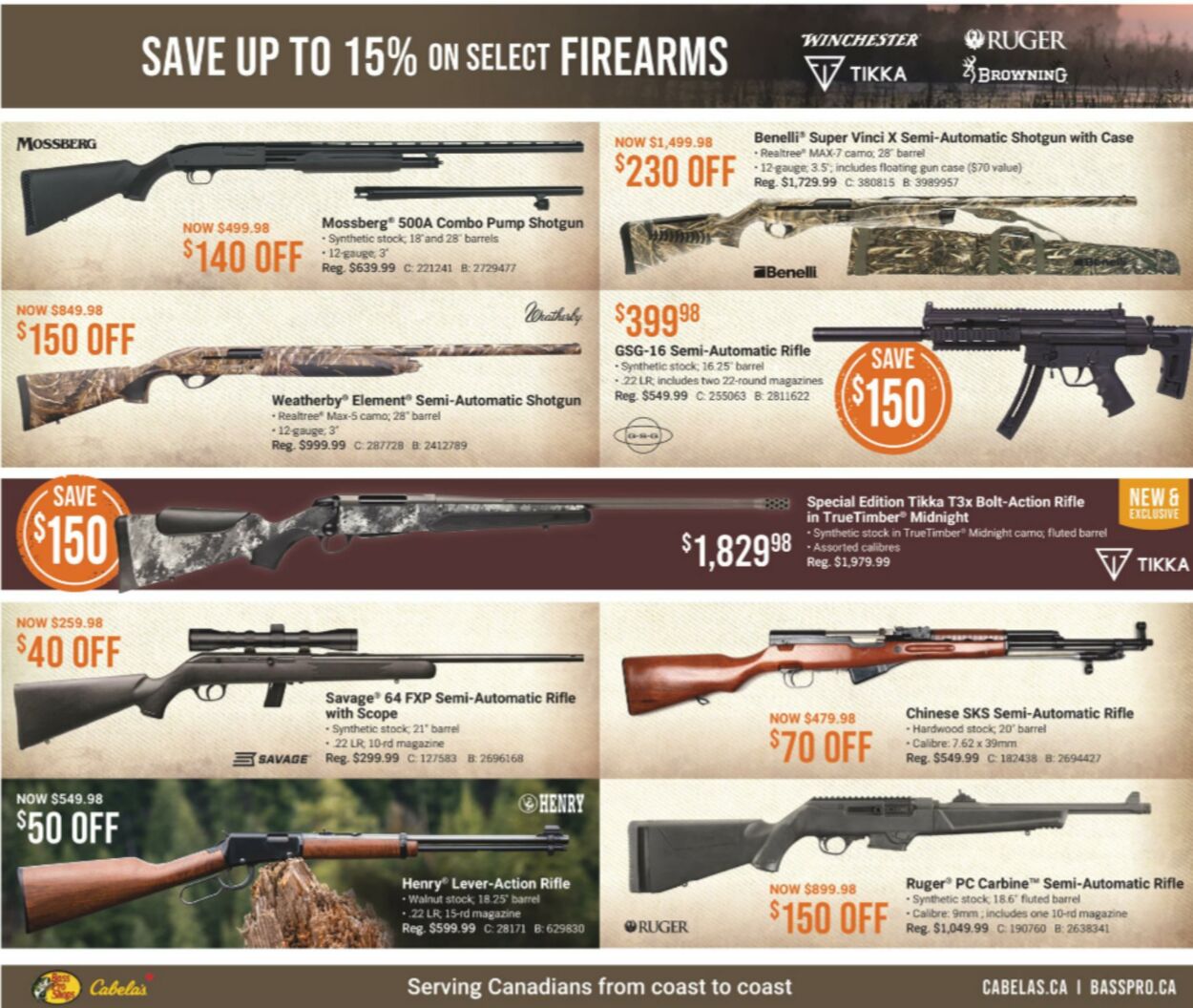 Flyer Bass Pro Shops 26.09.2024 - 09.10.2024