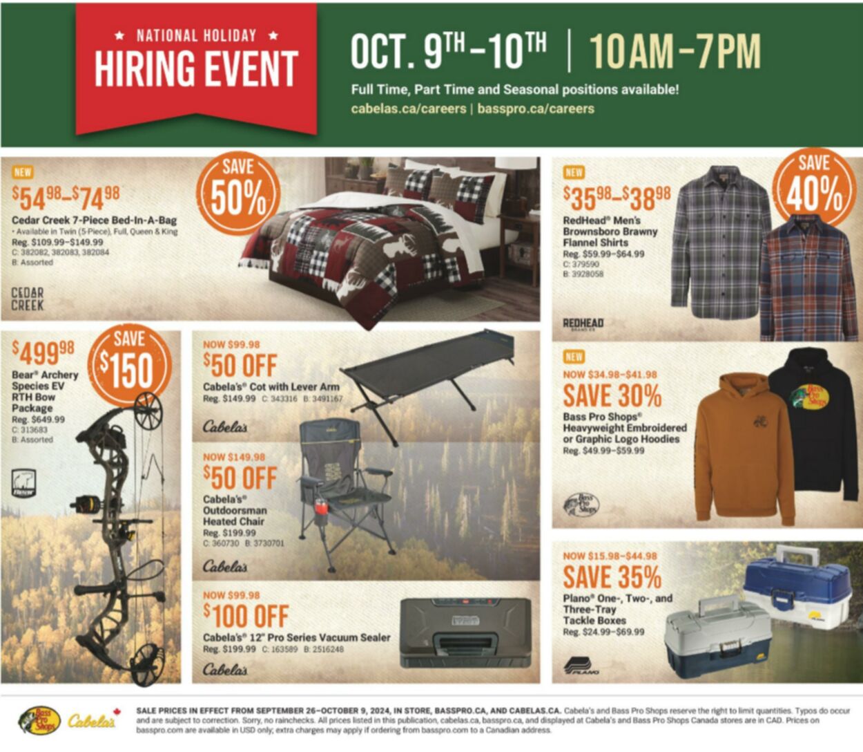 Flyer Bass Pro Shops 26.09.2024 - 09.10.2024