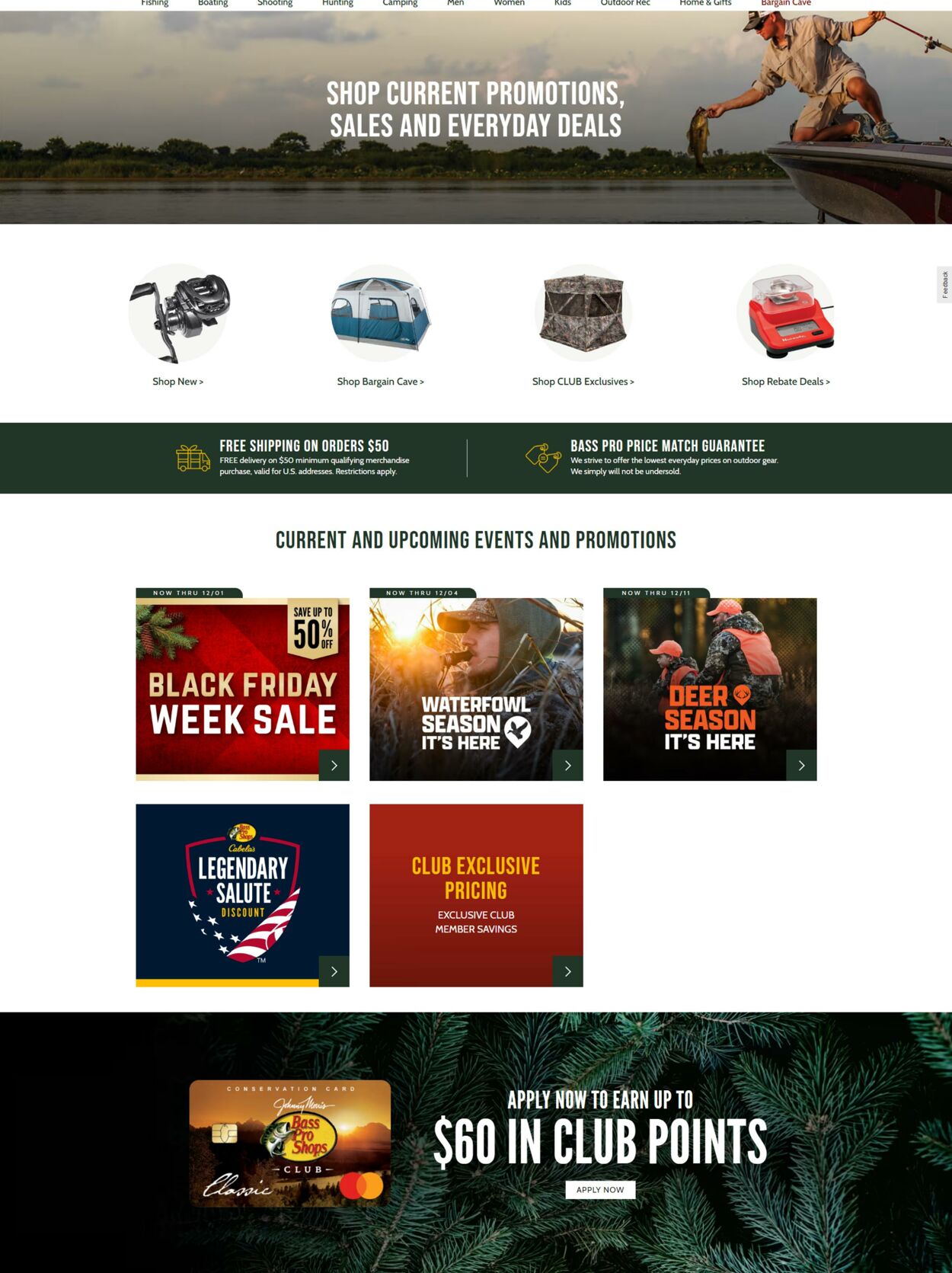 Bass Pro Shops Promotional flyers