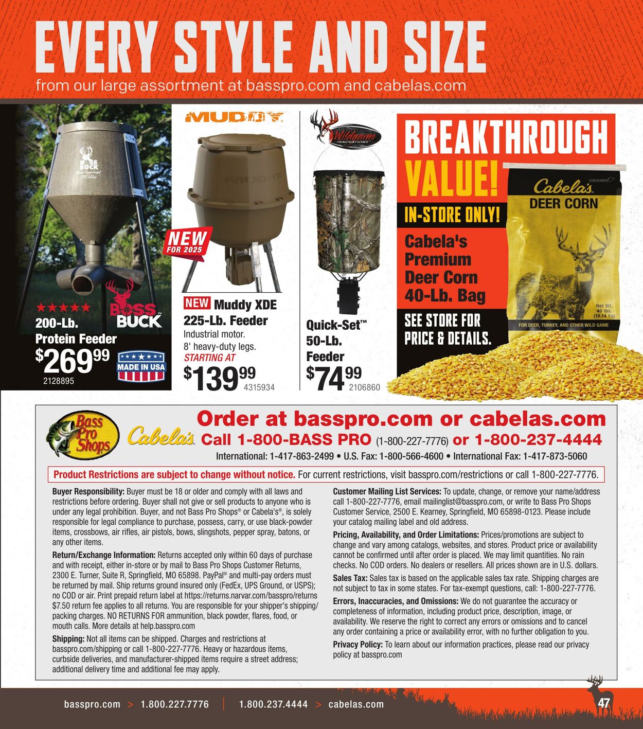 Flyer Bass Pro Shops 28.08.2025 - 28.10.2025