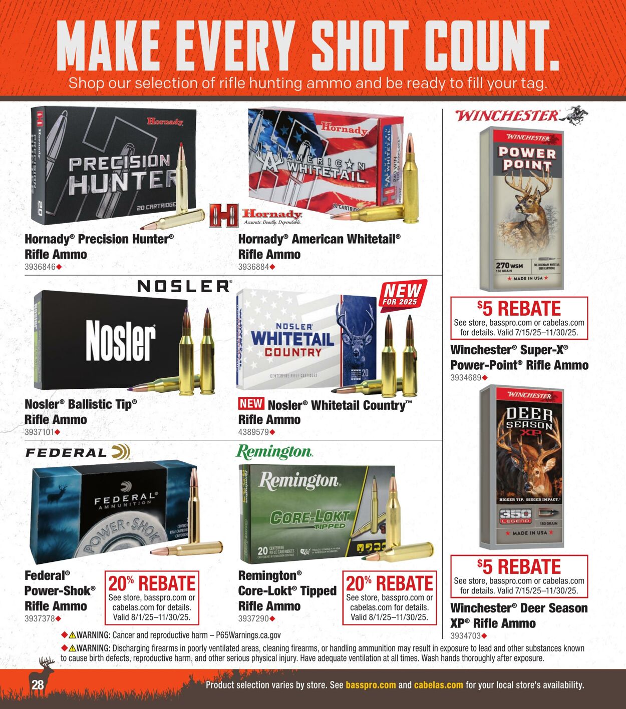 Flyer Bass Pro Shops 28.08.2025 - 28.10.2025