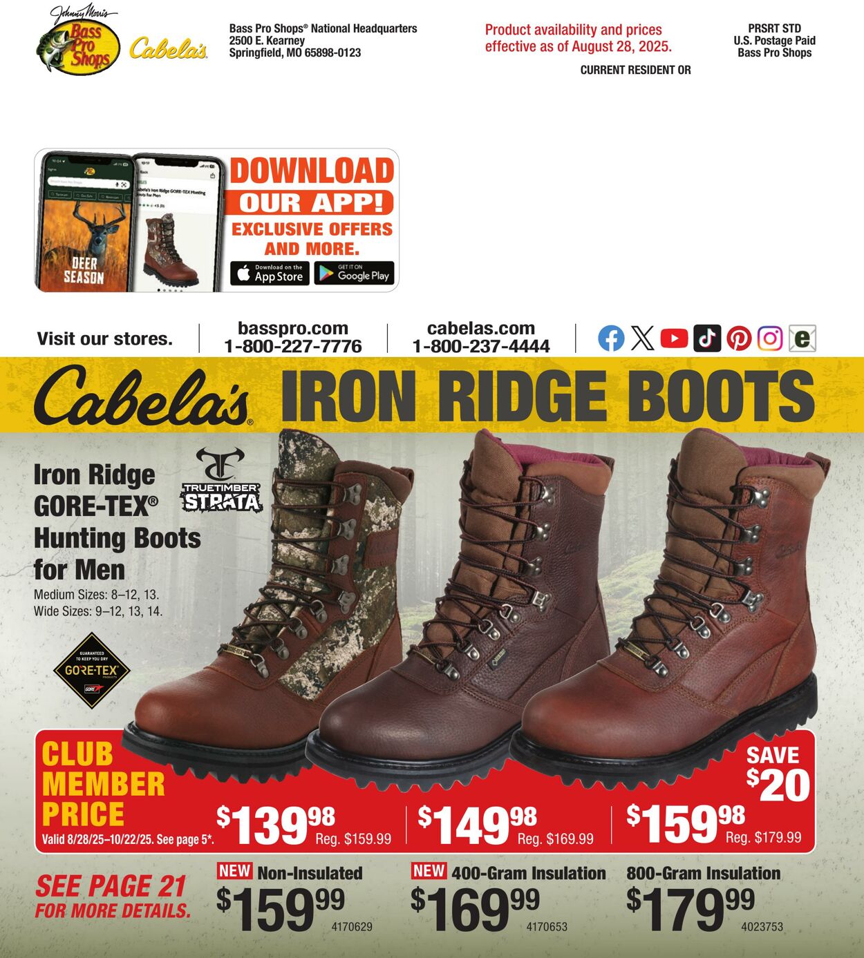 Flyer Bass Pro Shops 28.08.2025 - 28.10.2025
