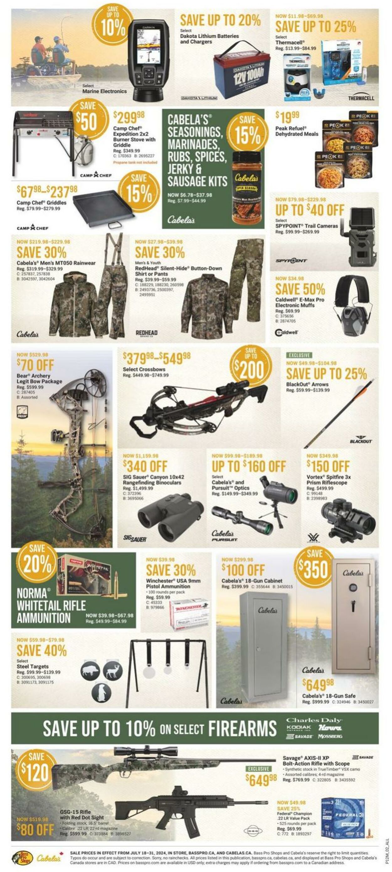 Flyer Bass Pro Shops 18.07.2024 - 31.07.2024