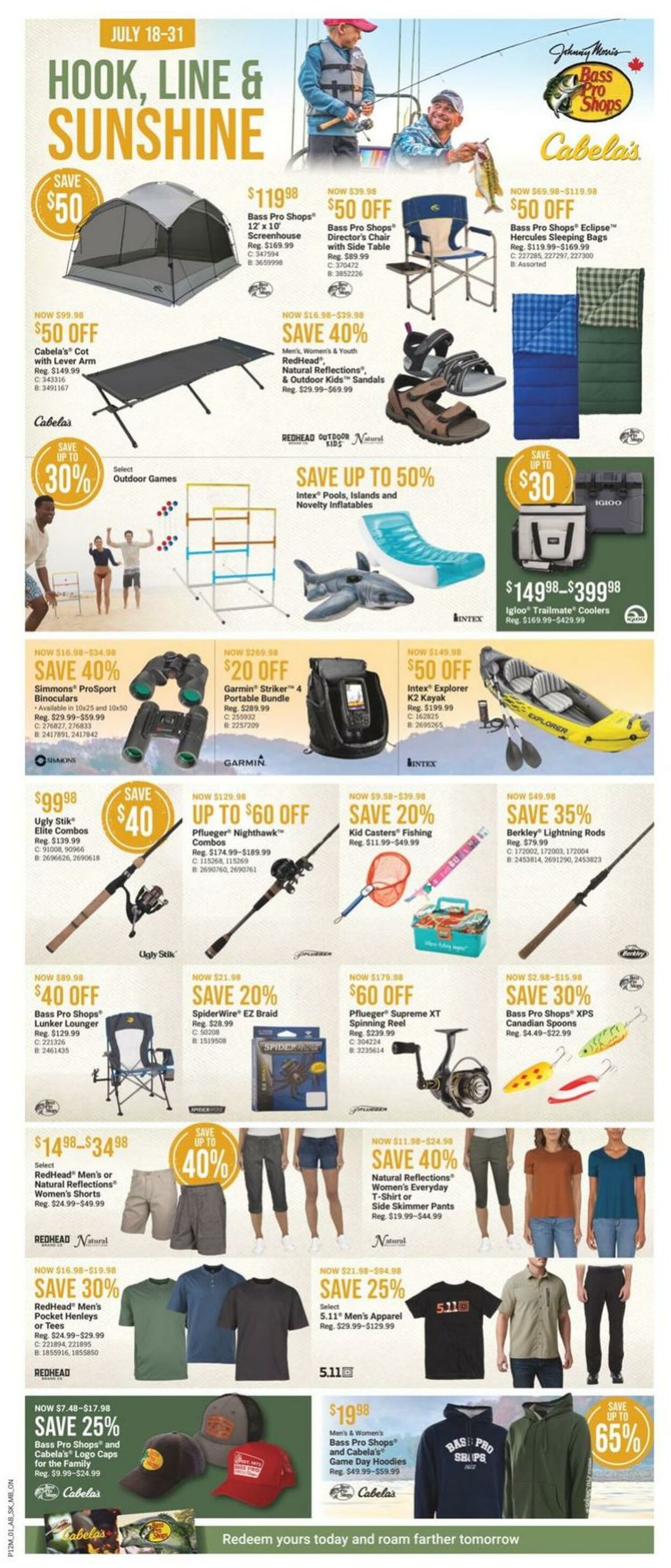 Flyer Bass Pro Shops 18.07.2024 - 31.07.2024