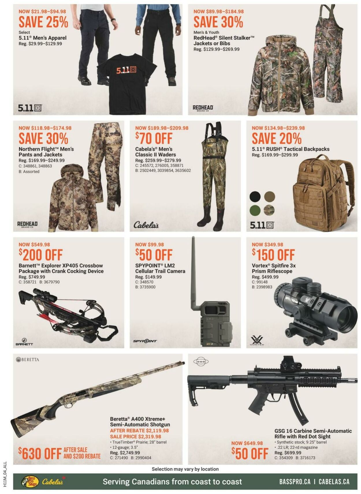 Flyer Bass Pro Shops 30.08.2024 - 02.09.2024