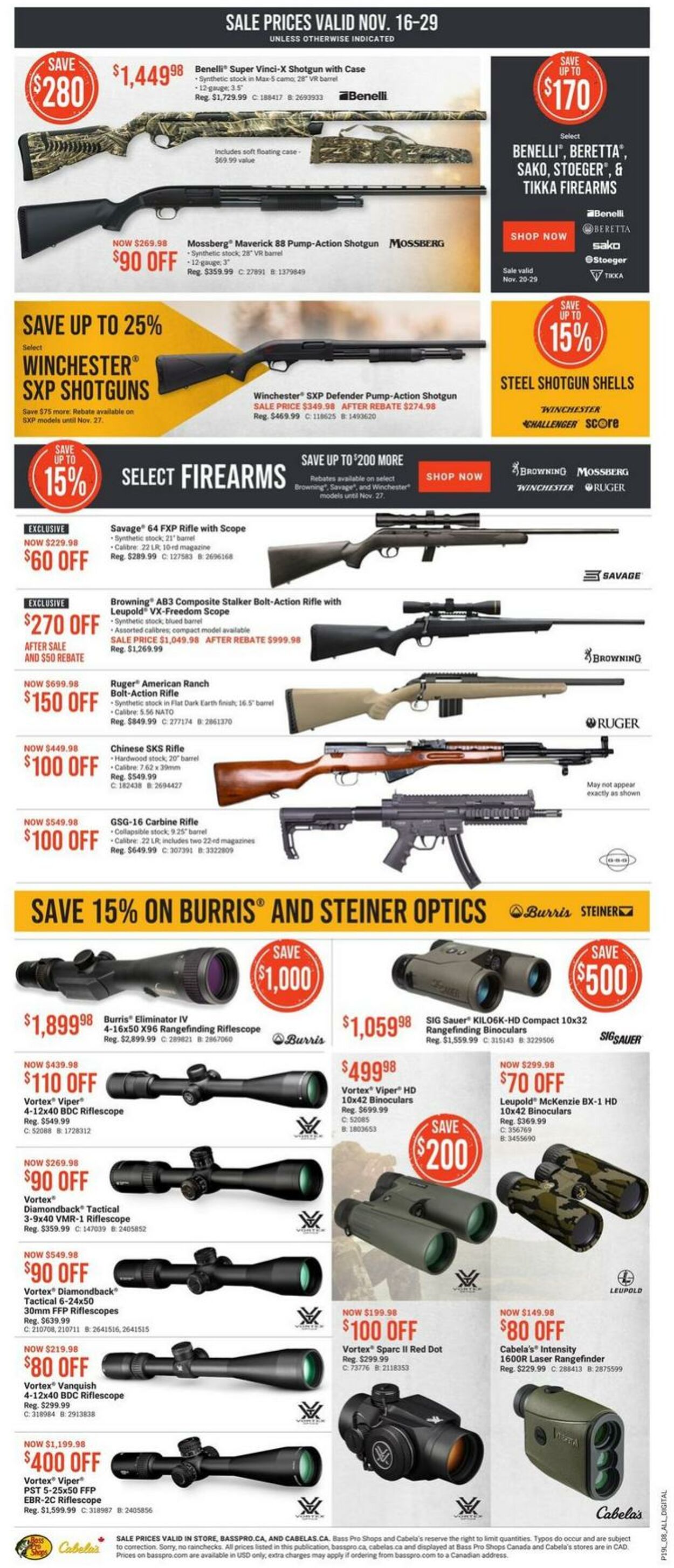 Flyer Bass Pro Shops 16.11.2023 - 29.11.2023