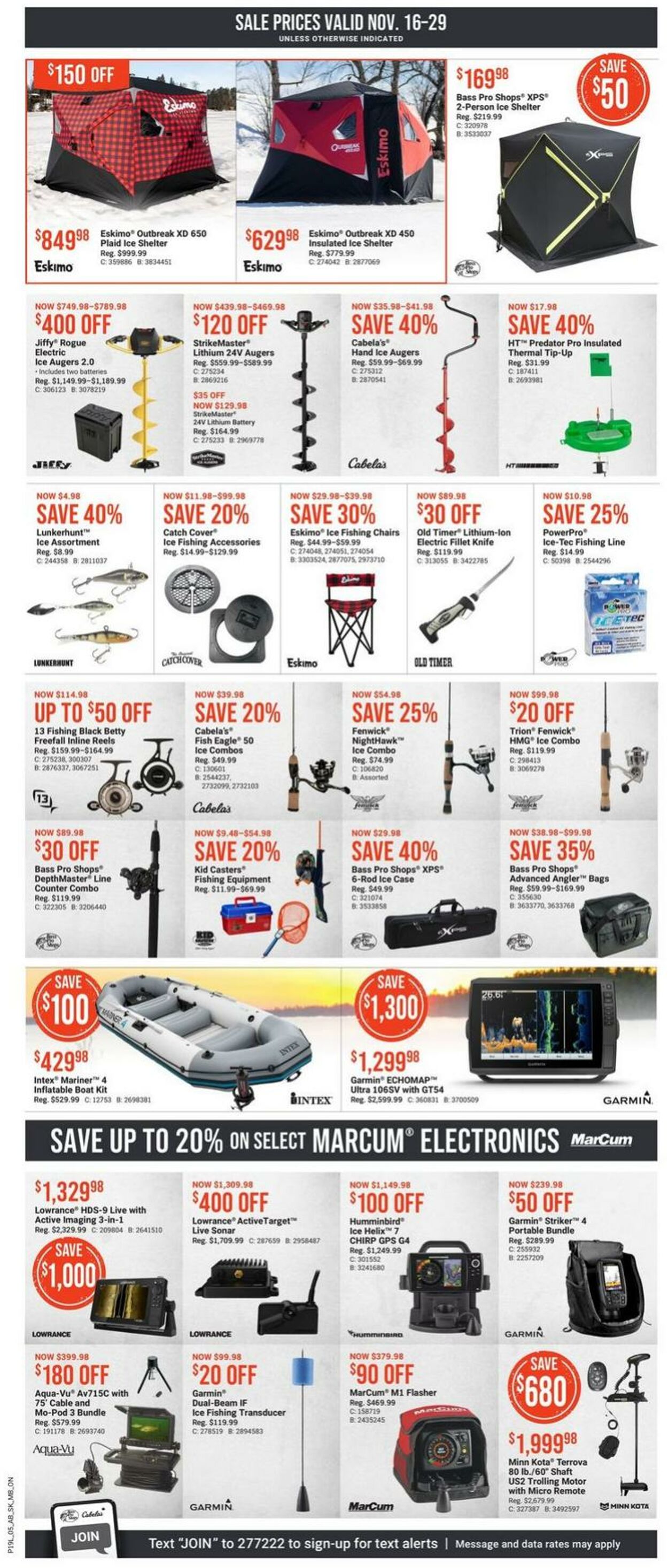 Flyer Bass Pro Shops 16.11.2023 - 29.11.2023