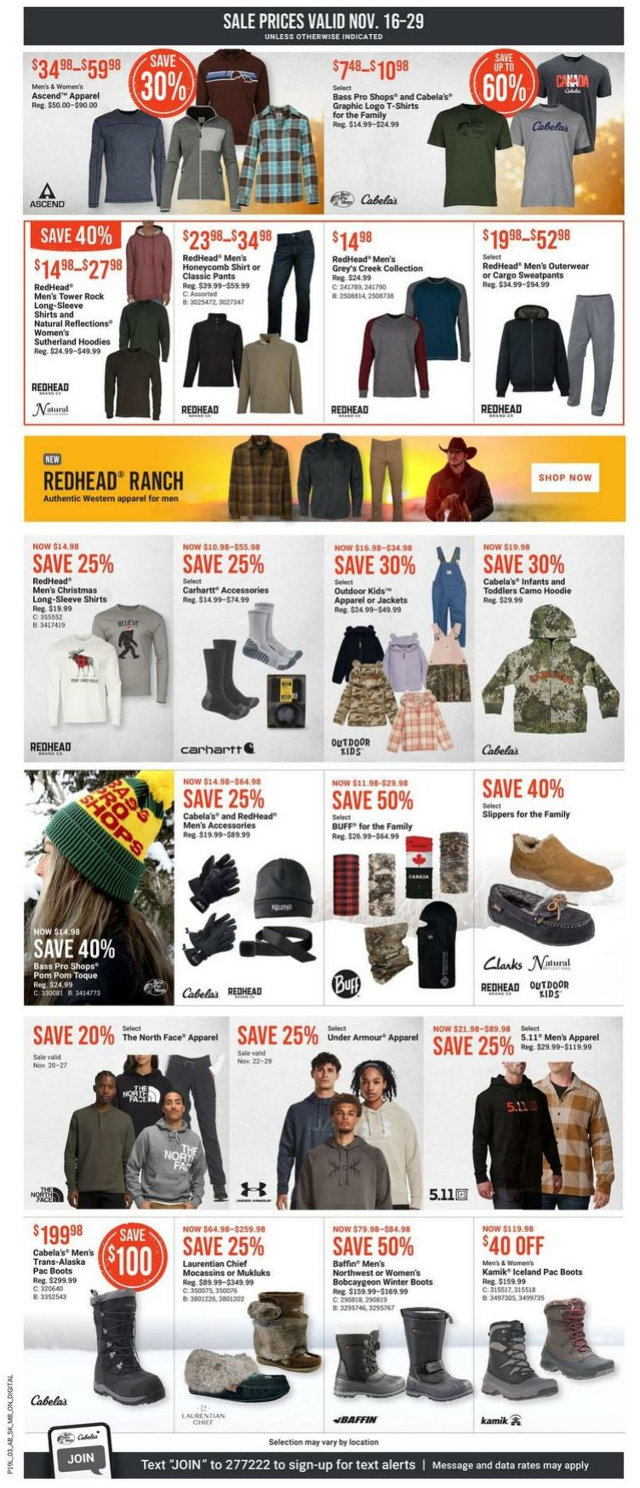 Flyer Bass Pro Shops 16.11.2023 - 29.11.2023