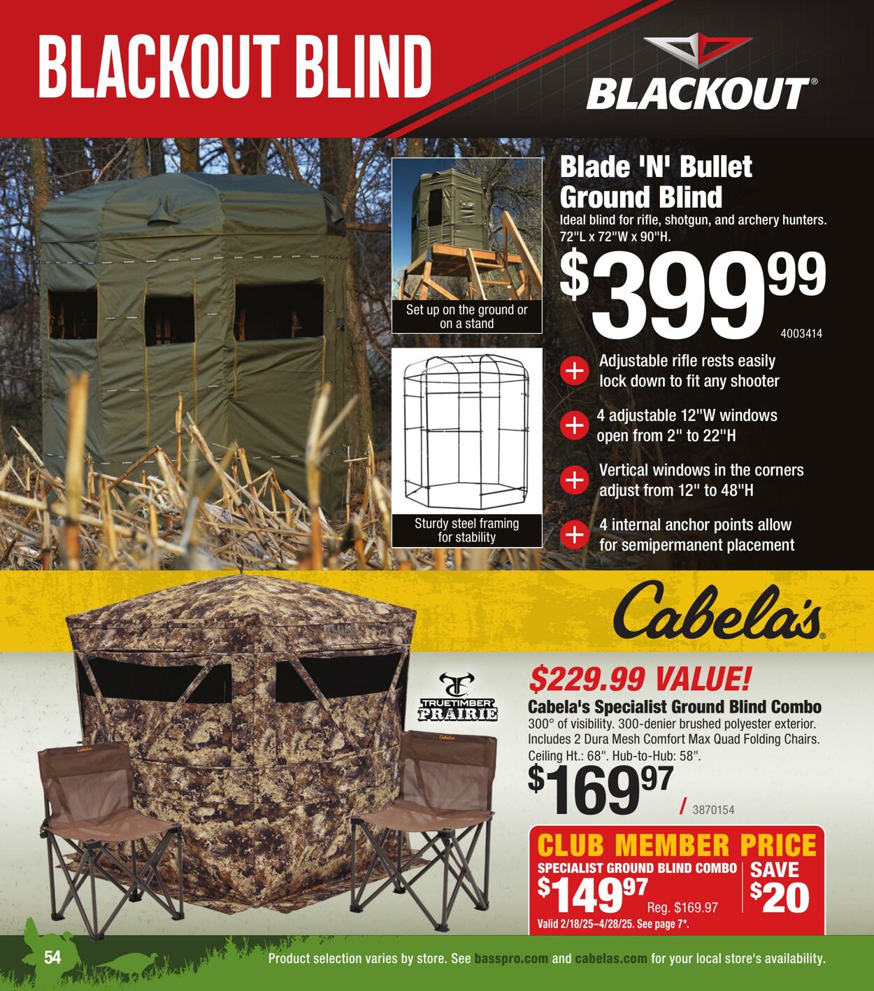 Flyer Bass Pro Shops 08.04.2025 - 08.12.2025