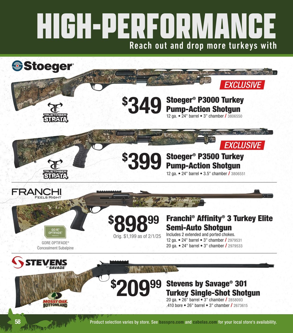 Flyer Bass Pro Shops 08.04.2025 - 08.12.2025