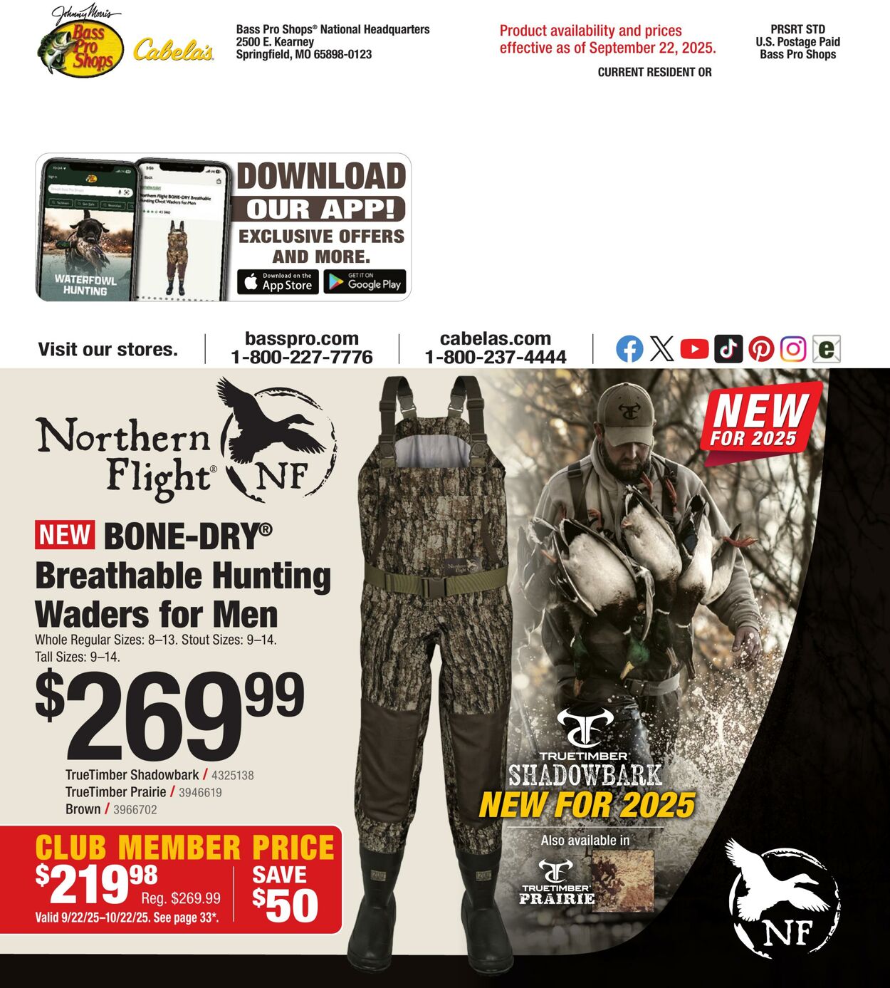 Flyer Bass Pro Shops 18.09.2025 - 18.12.2025