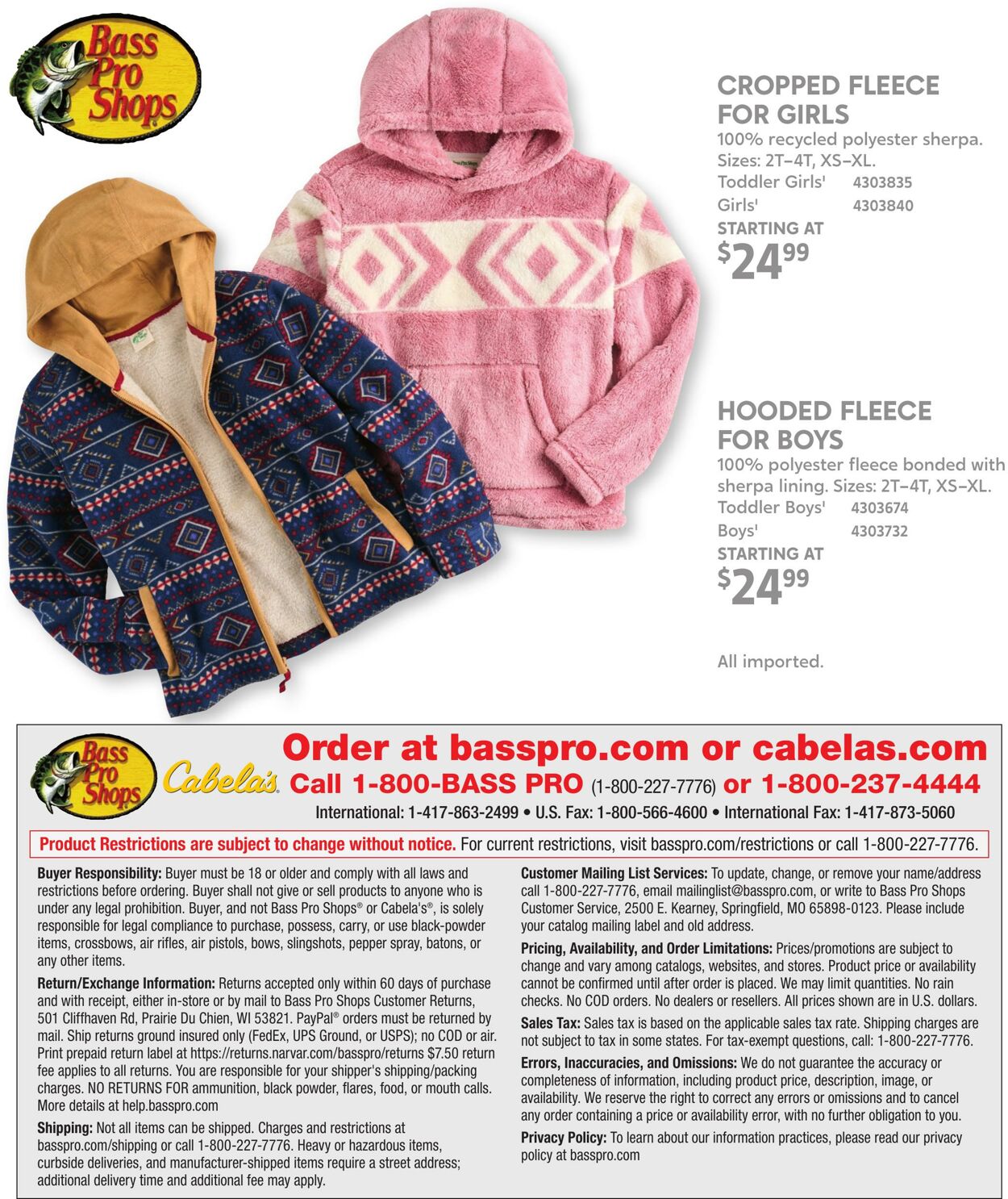 Flyer Bass Pro Shops 24.11.2025 - 31.12.2025
