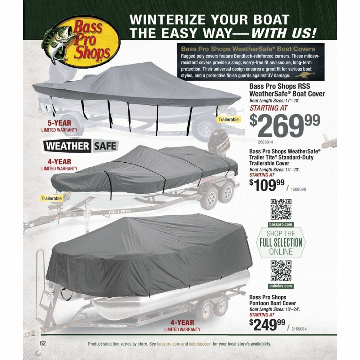 Flyer Bass Pro Shops 23.09.2021 - 22.12.2021