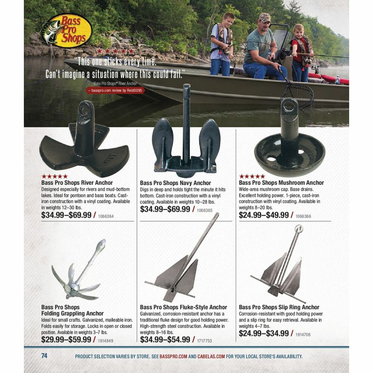 Flyer Bass Pro Shops 01.03.2022 - 30.04.2023