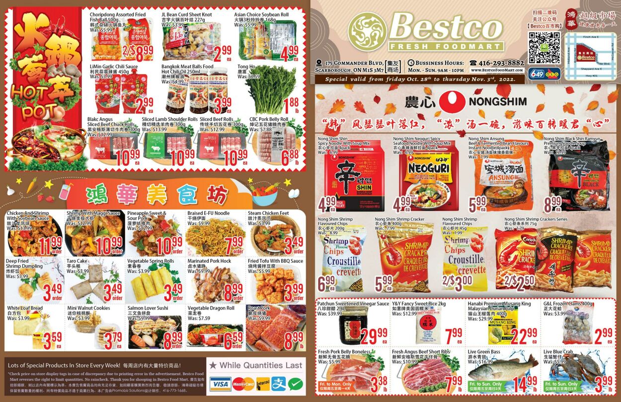 Flyer Bestco Foods 28.10.2022 - 03.11.2022