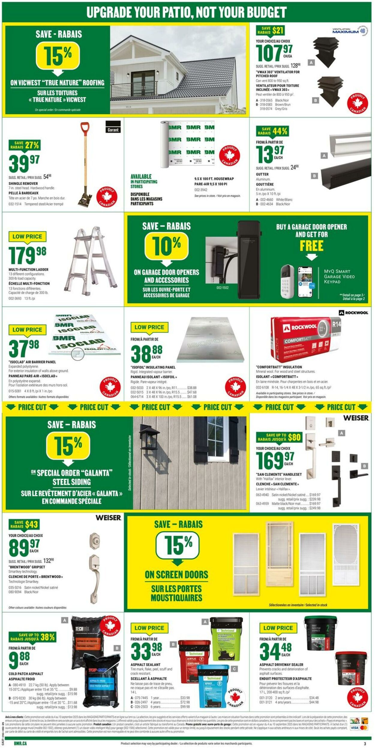 Flyer BMR 04.09.2025 - 10.09.2025