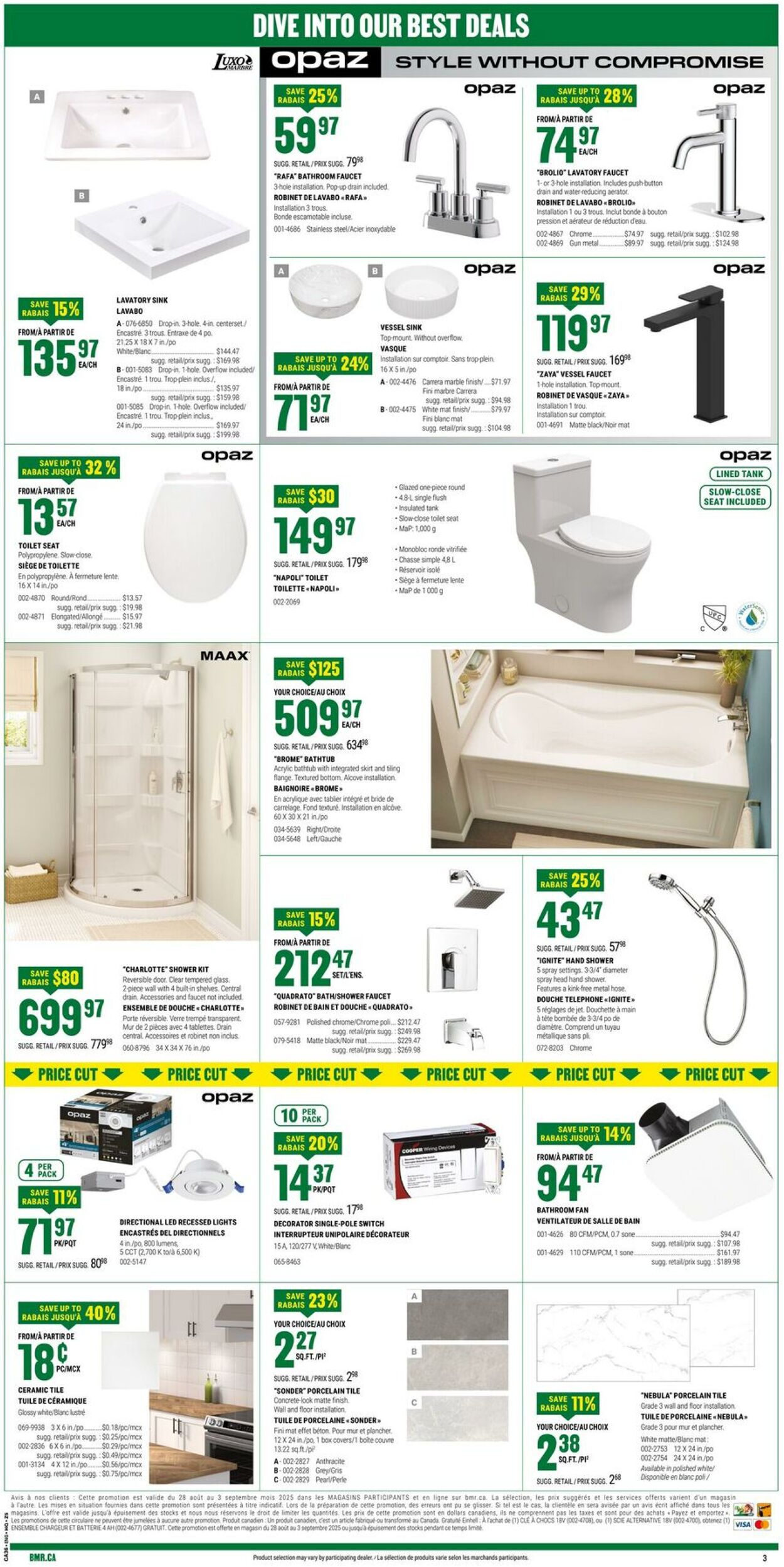 Flyer BMR 28.08.2025 - 03.09.2025