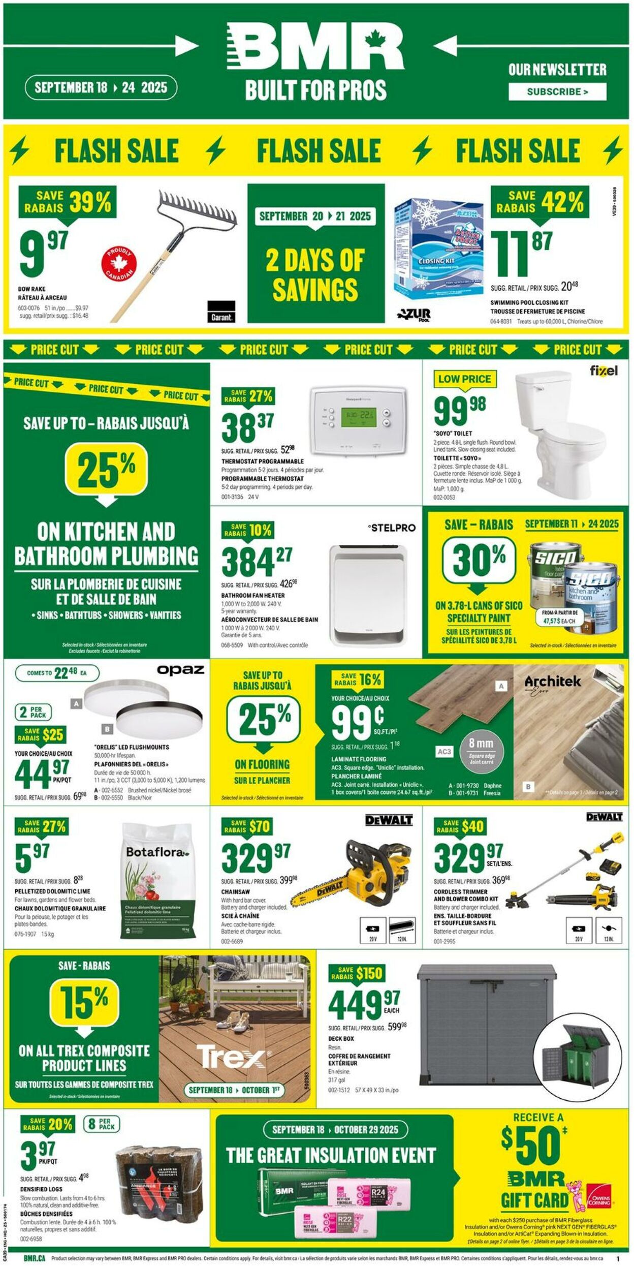 Flyer BMR 18.09.2025 - 24.09.2025