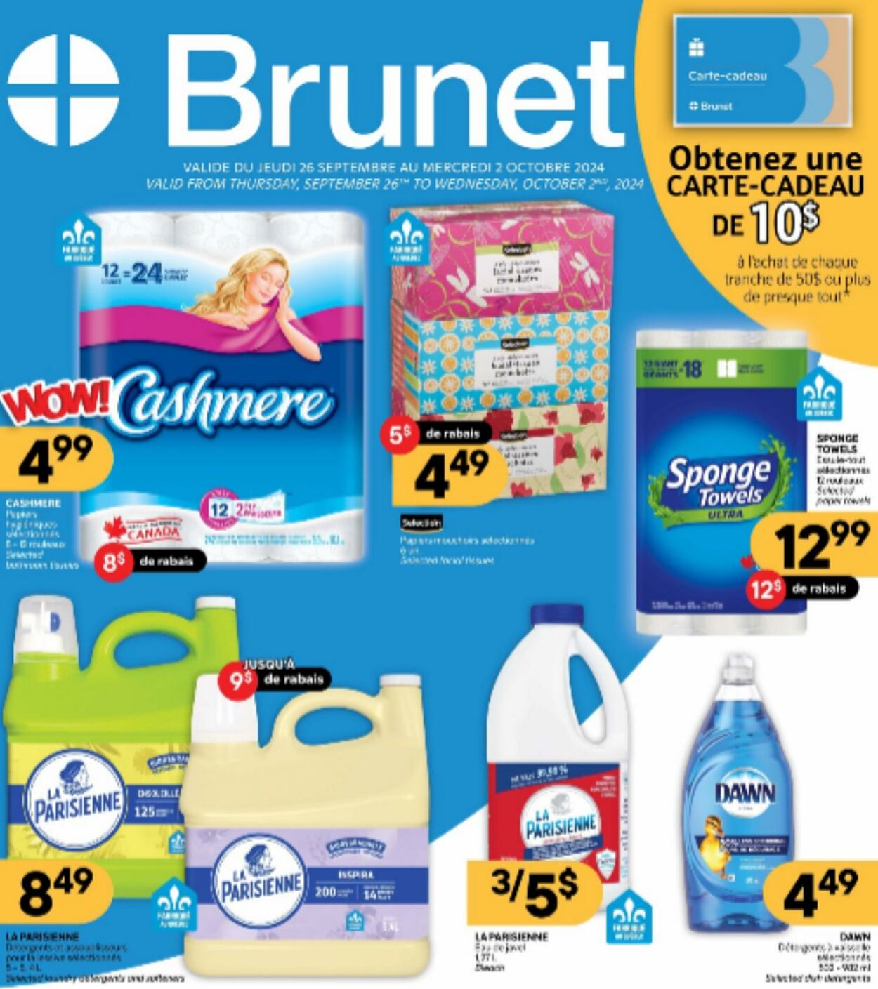 Flyer Brunet 26.09.2024 - 02.10.2024