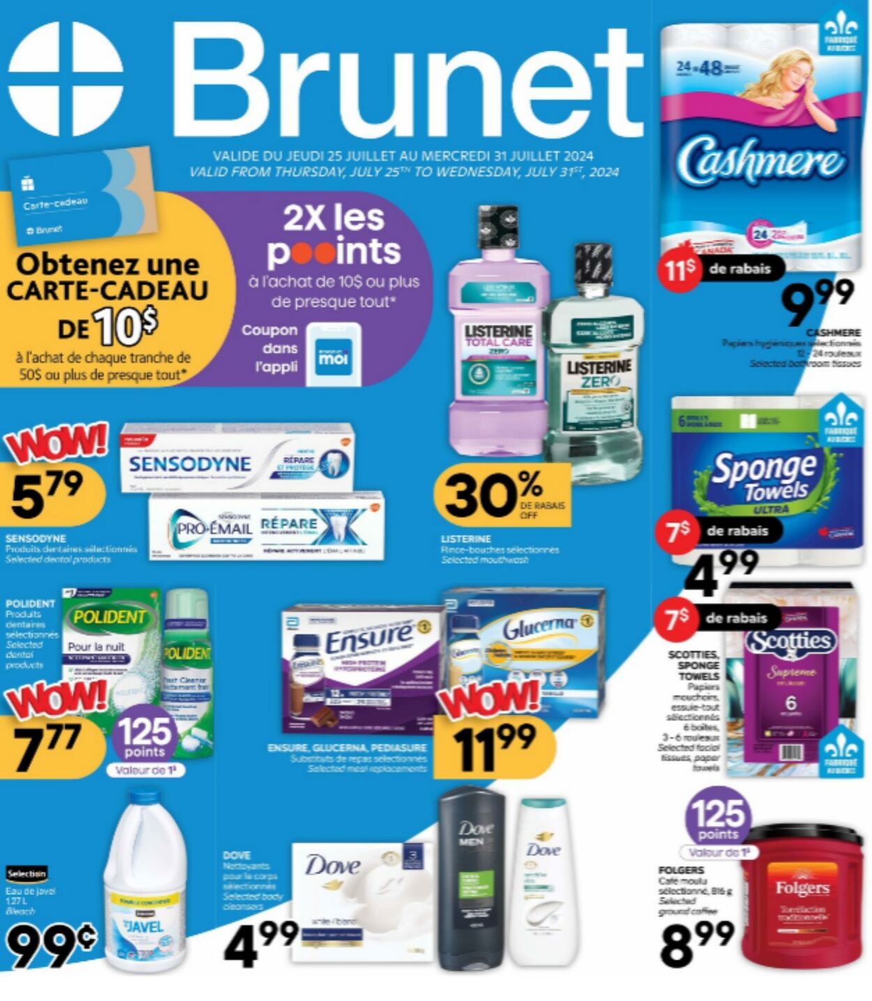 Flyer Brunet 25.07.2024 - 31.07.2024