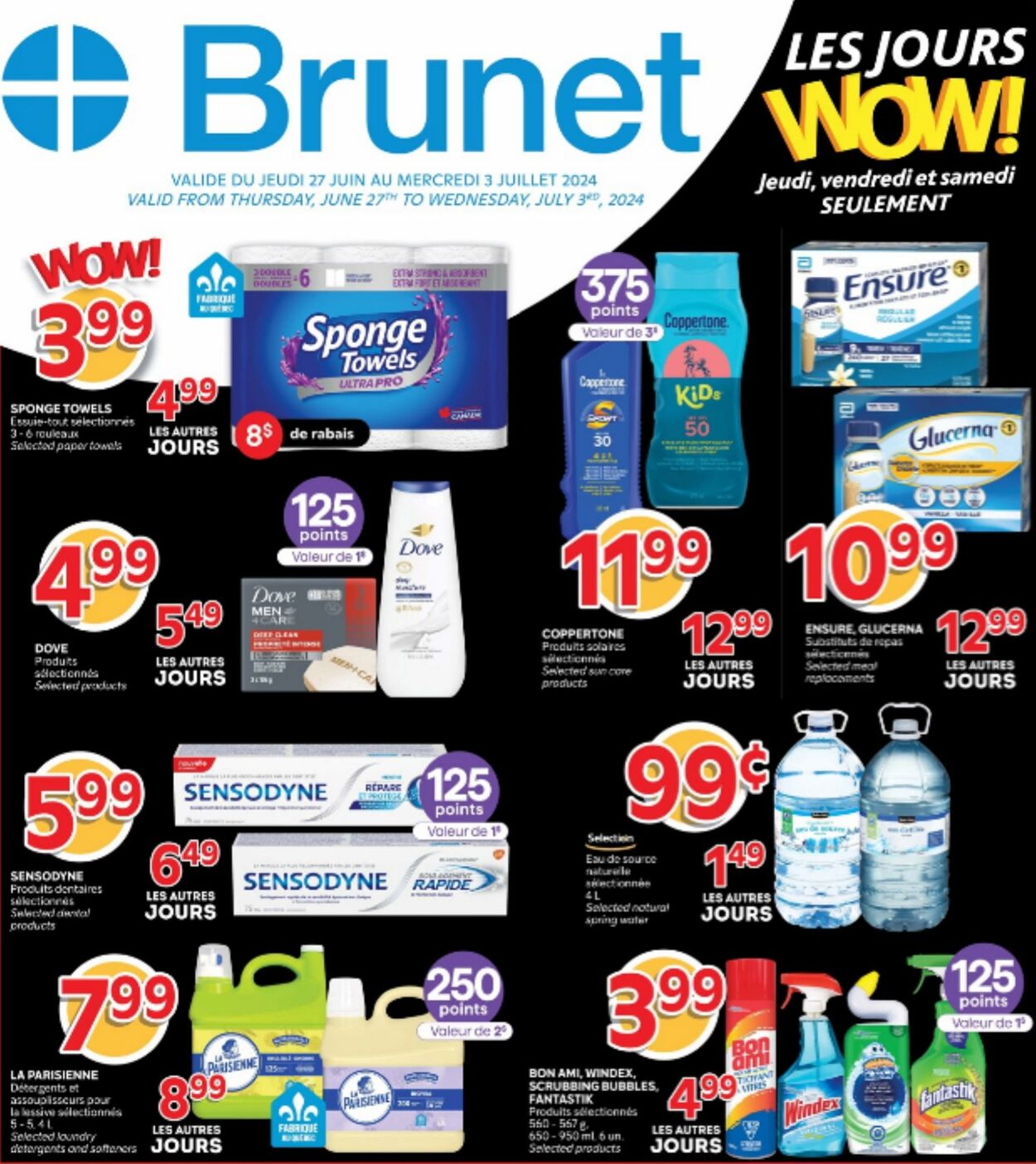 Brunet Promotional flyers