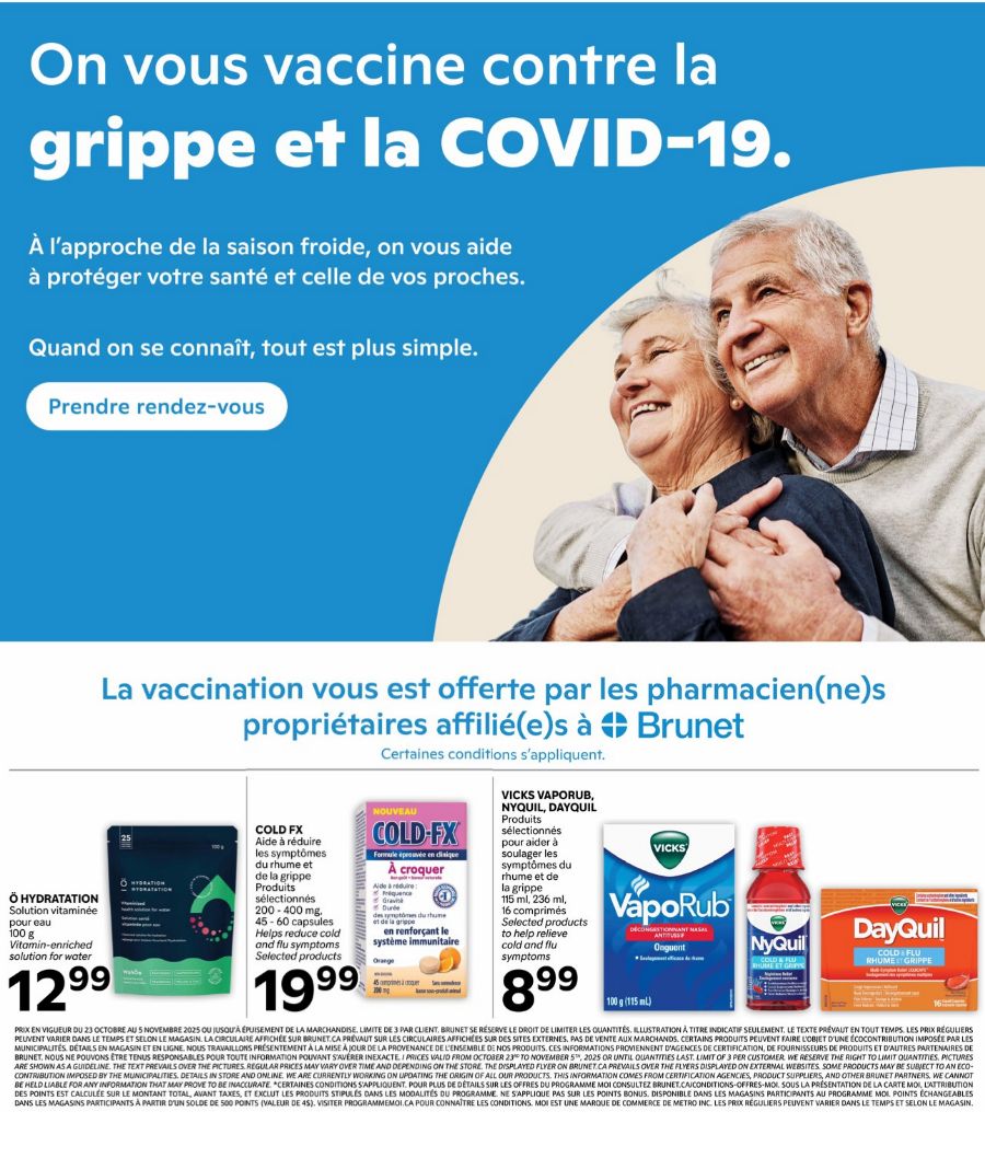 Flyer Brunet 23.10.2025 - 05.11.2025