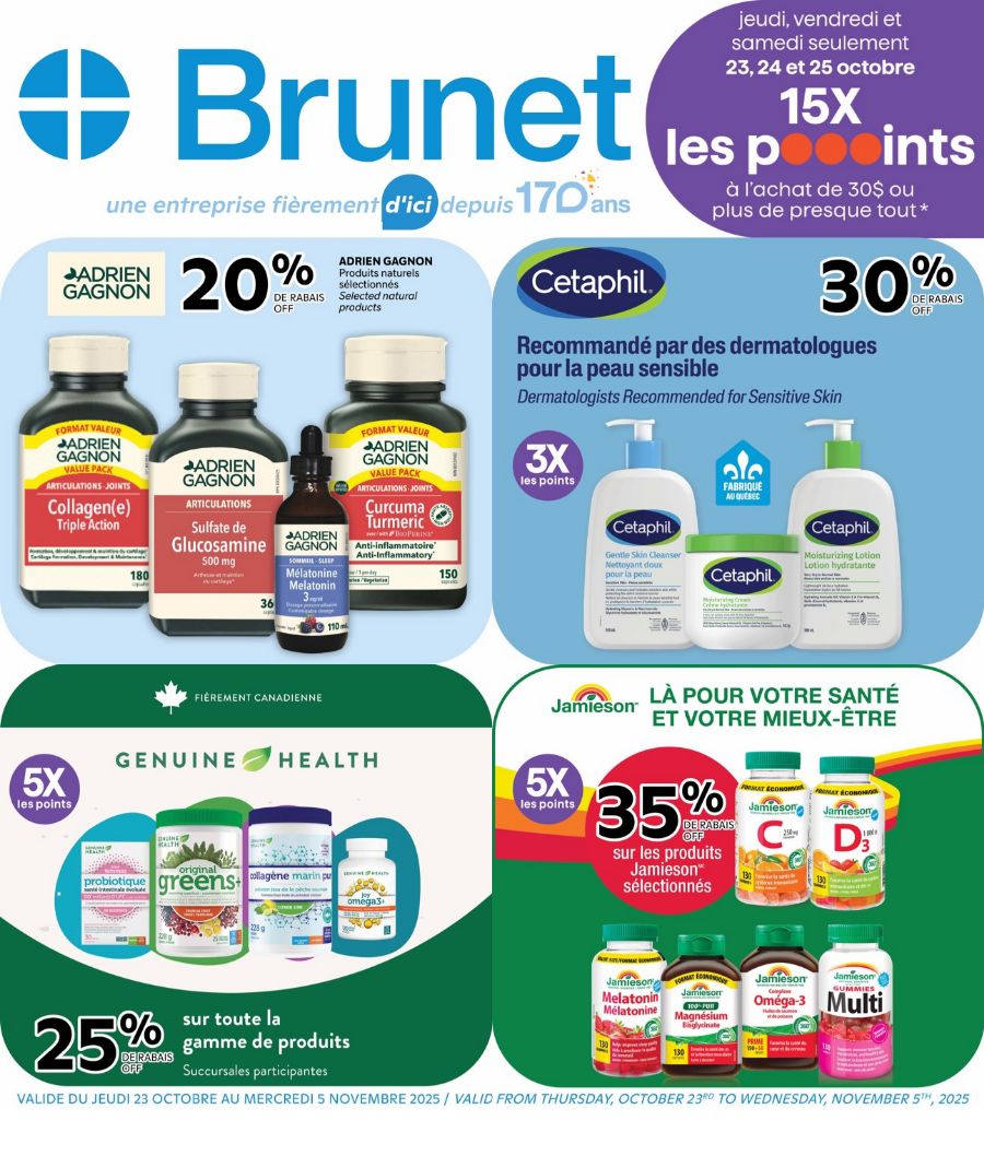 Flyer Brunet 23.10.2025 - 05.11.2025