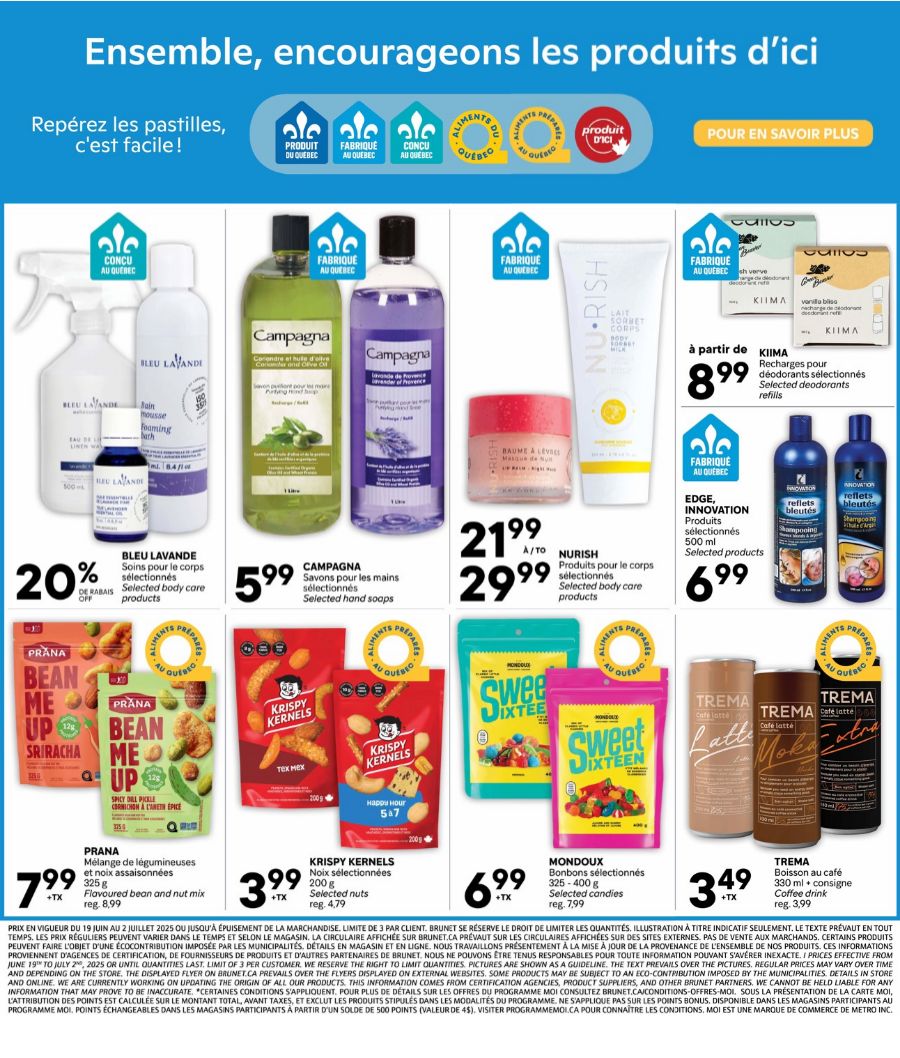 Flyer Brunet 19.06.2025 - 02.07.2025