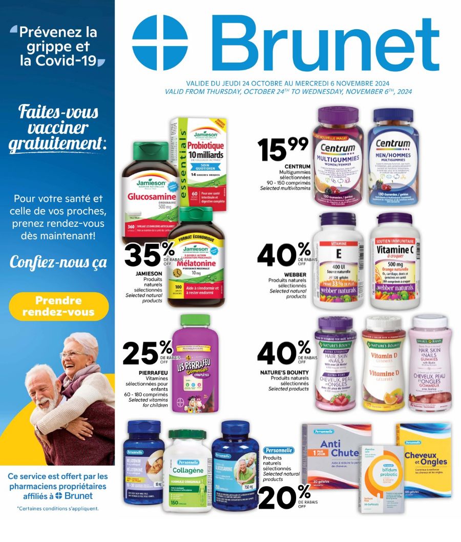 Flyer Brunet 24.10.2024 - 06.11.2024