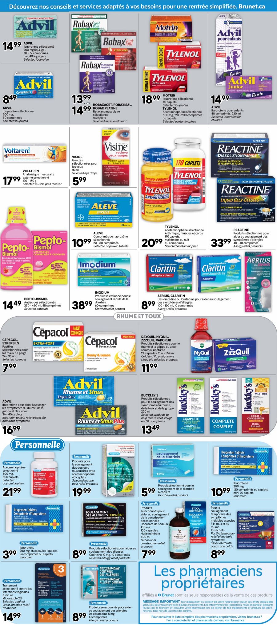 Flyer Brunet 25.09.2025 - 01.10.2025