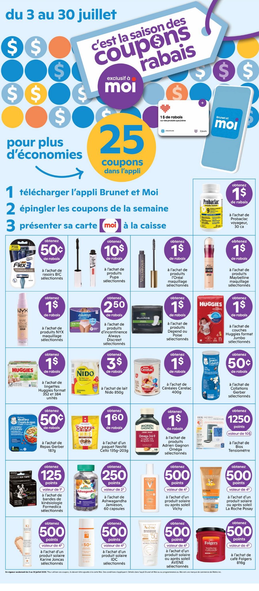 Flyer Brunet 24.07.2025 - 30.07.2025