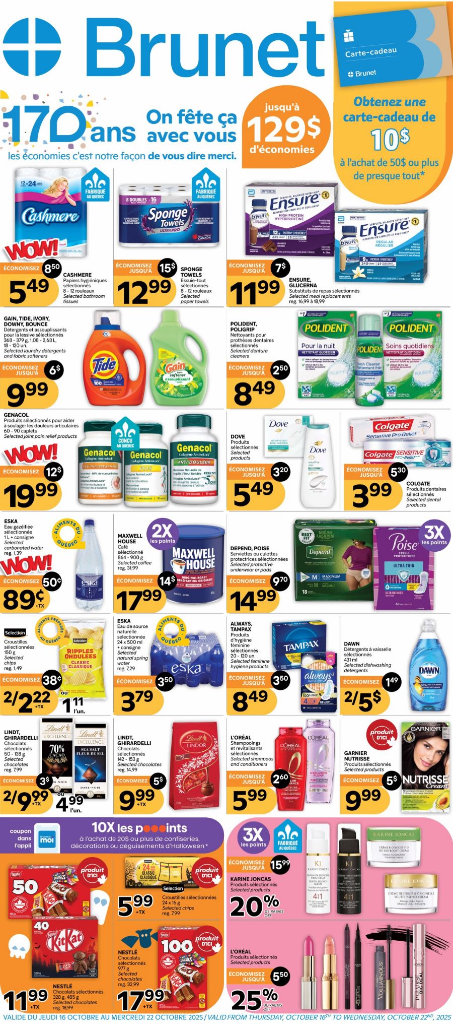 Flyer Brunet 16.10.2025 - 22.10.2025