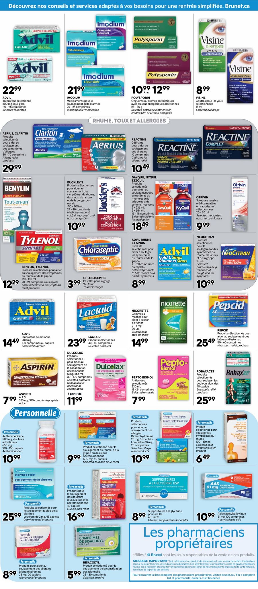 Flyer Brunet 04.09.2025 - 10.09.2025
