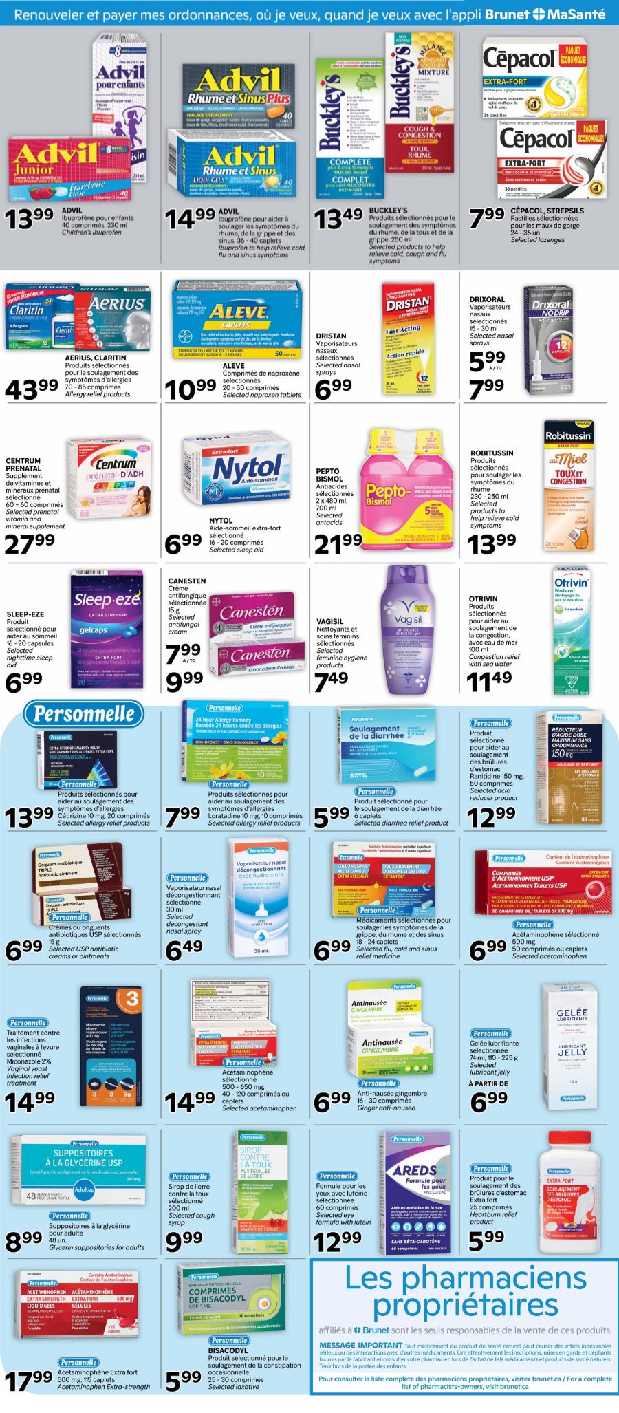 Flyer Brunet 23.10.2025 - 29.10.2025