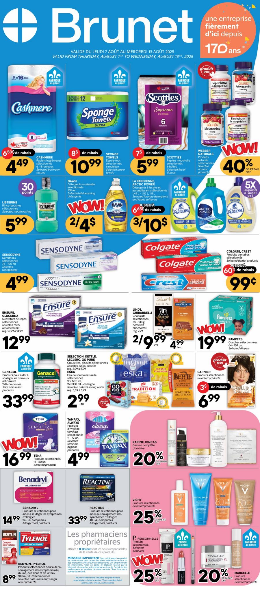 Flyer Brunet 07.08.2025 - 13.08.2025