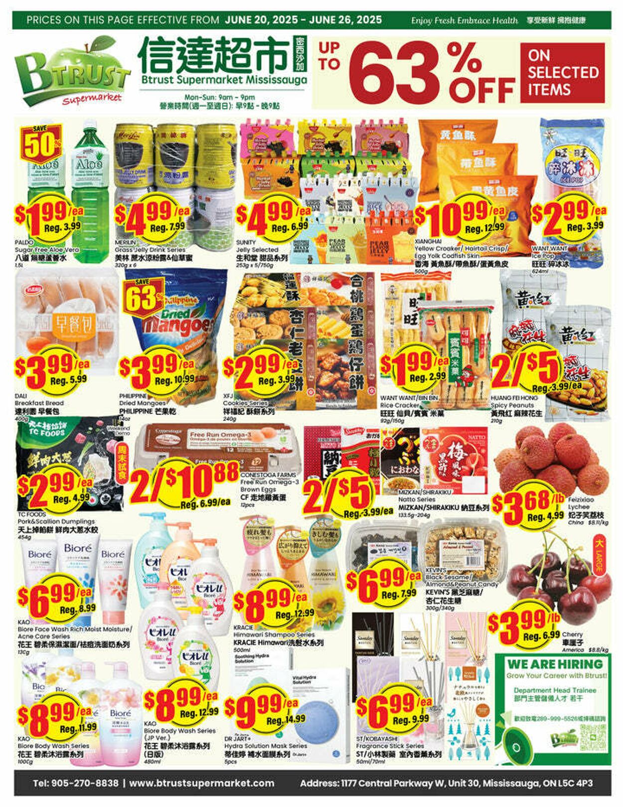 Flyer Btrust Supermarket 20.06.2025 - 26.06.2025