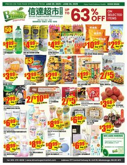 Flyer Btrust Supermarket 20.06.2025 - 26.06.2025