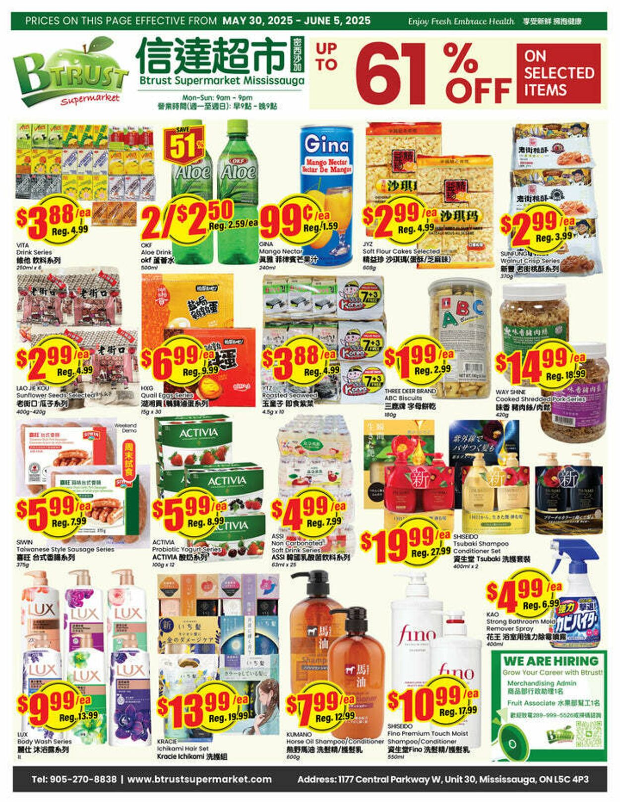 Flyer Btrust Supermarket 30.05.2025 - 05.06.2025