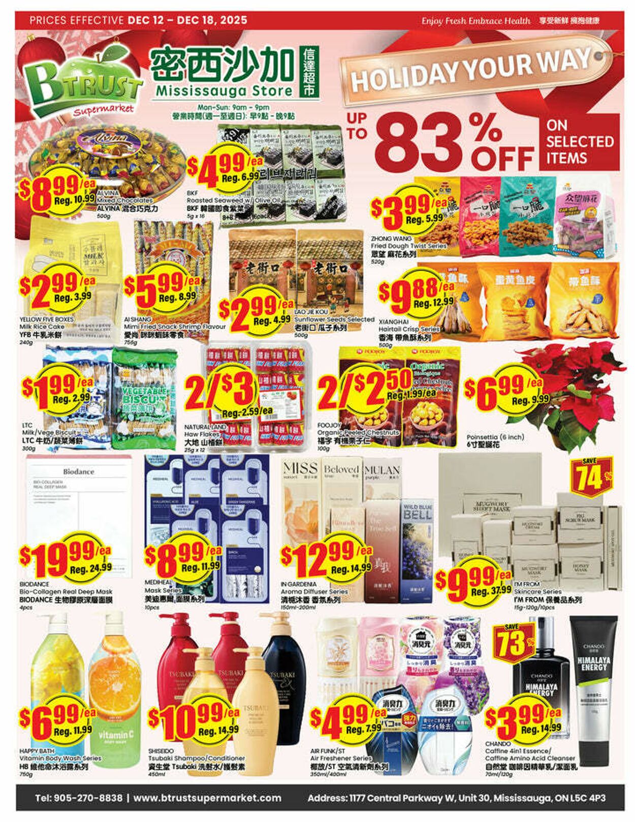 Flyer Btrust Supermarket 12.12.2025 - 18.12.2025