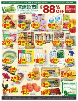 Flyer Btrust Supermarket 14.03.2025 - 20.03.2025