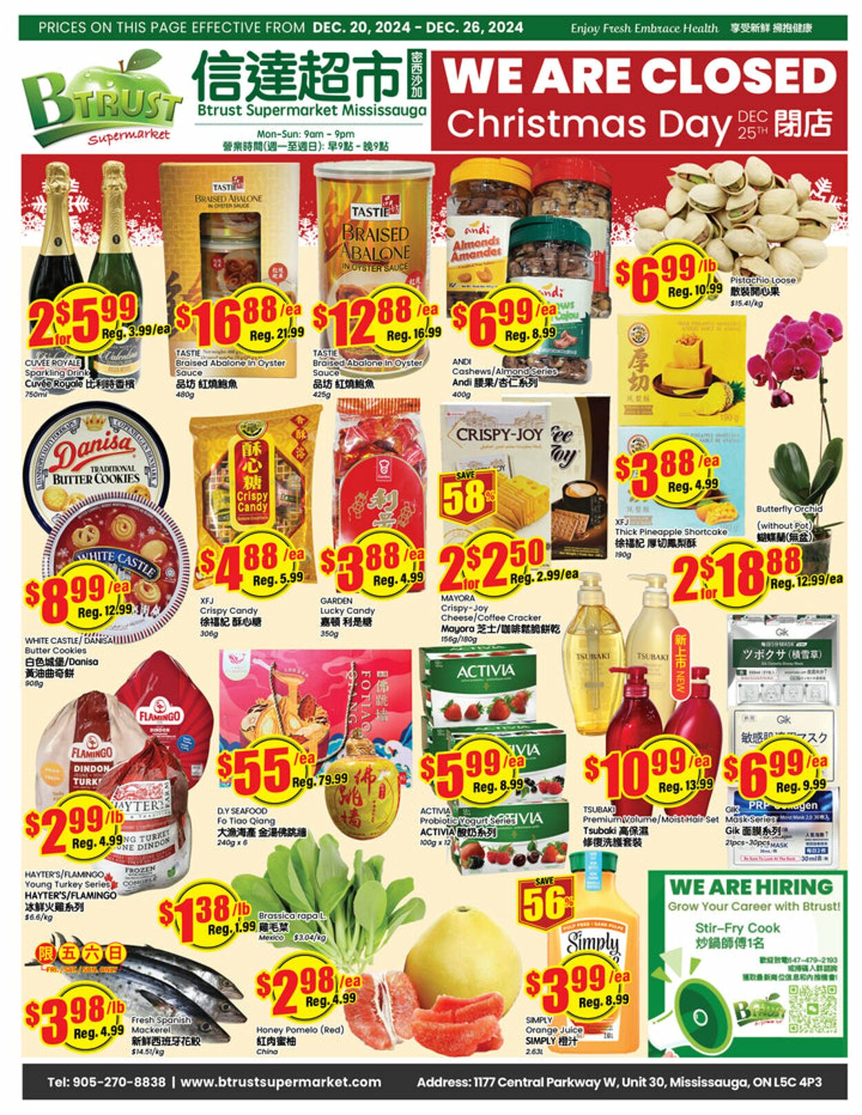 Flyer Btrust Supermarket 20.12.2024 - 26.12.2024