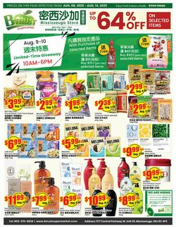 Flyer Btrust Supermarket 08.08.2025 - 14.08.2025